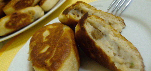 Постные пирожки с картофелем и грибами