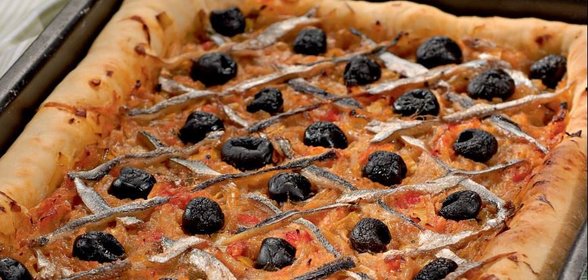 Писсаладьер, прованский луковый пирог