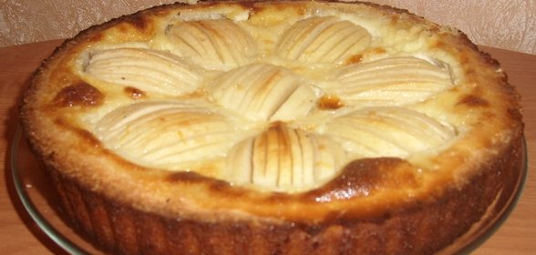 Пирог эльзасский с яблоками
