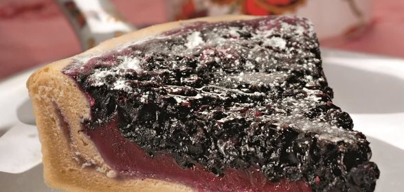 Финский черничный пирог