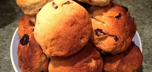 Английские сдобные булочки к чаю при диабете