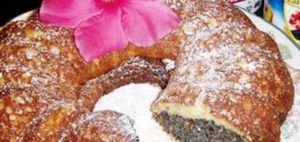 Творожно-маковый пирог