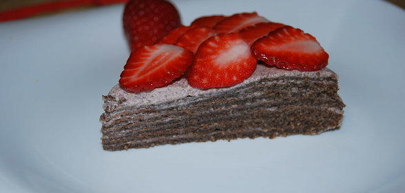 Блинный тортик Черемуховое настроение