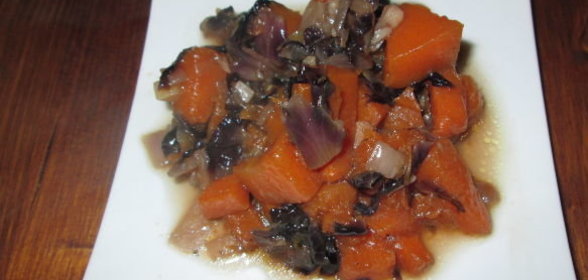 Топинамбур, запеченный в соусе бешамель