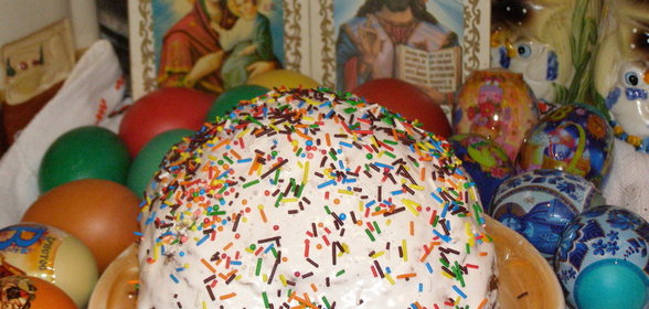 Пасхальный кекс-очень быстро и вкусно!Для тех у кого мало времени для приготовления Паски)