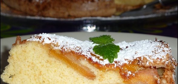 Пирог-перевёртыш с ХУРМОЙ - легко и просто