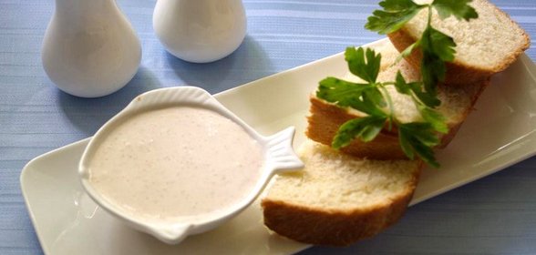 Рыбный соус из икры мойвы и горбуши