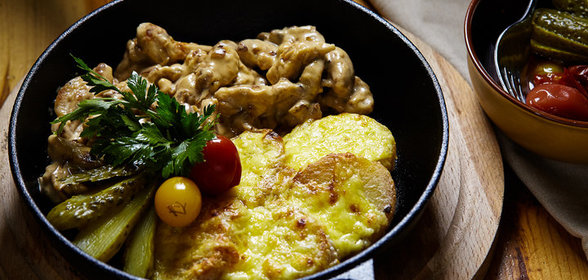 Мясная запеканка