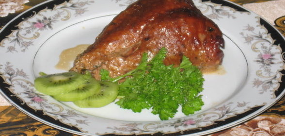 Голень индюшки с киви