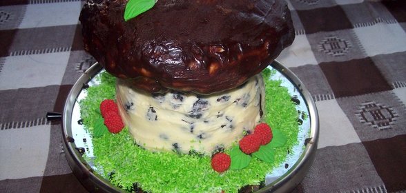 Торт Гриб на полянке