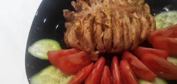 Яичные блинчики с креветками