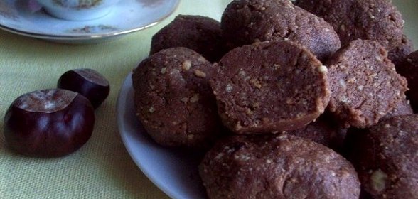 Пирожное Картошка из печенья и сгущенки