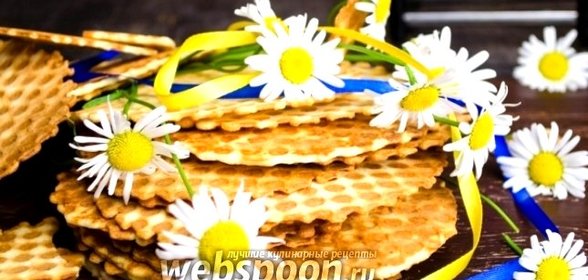 Нежные вафли с творогом