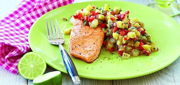 Сальса из манго и ананаса