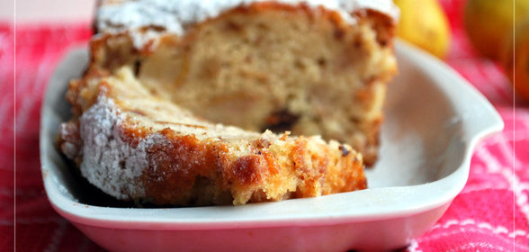 Грушевый кекс с шоколадом