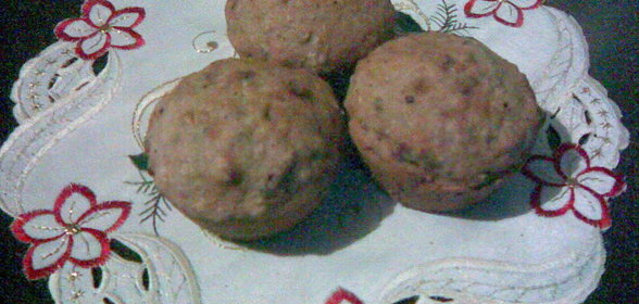 Постные маффины с 9-тью злаками и орехами (на соевом молоке)