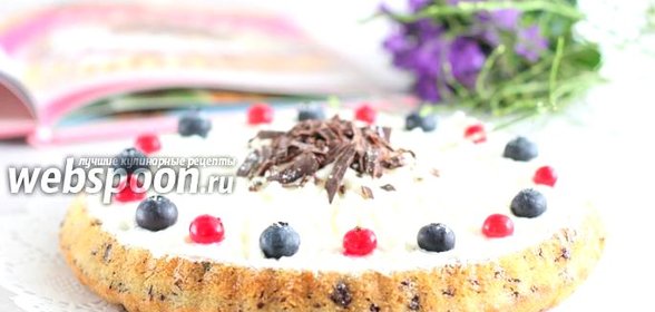 Творожный кухен с ягодами