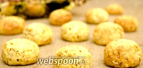 Овсяно-творожное печенье