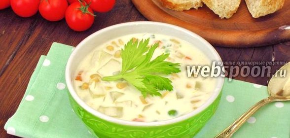 Суп с консервированной кукурузой
