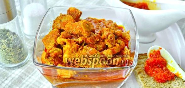 Пёркёльт (pörkölt) из свинины