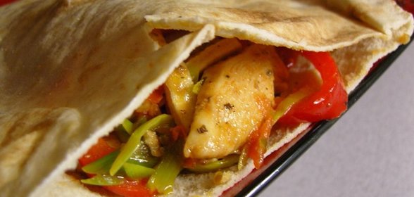 Арабский хлеб &amp; мясо GYROS