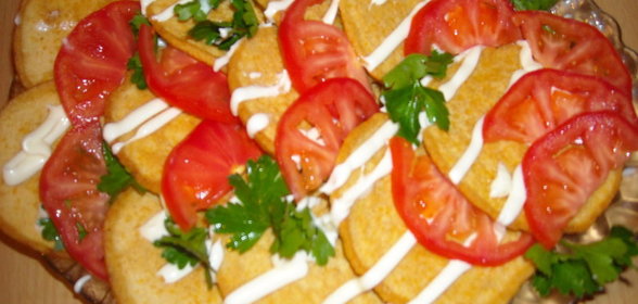 Икорные блинчики