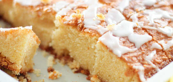 Лимонный пирог с белым шоколадом