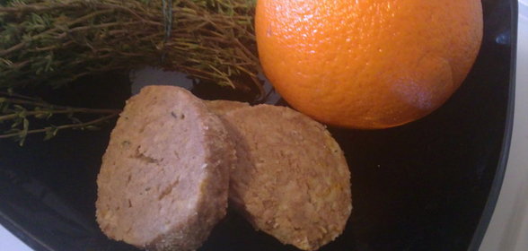 Шоколадное печенье с чабрецом и апельсином