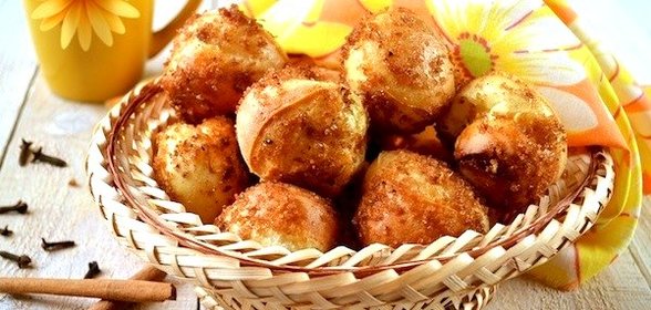 Поповеры с пряным топпингом