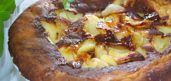 Немецкий яблочный блин