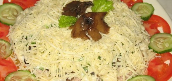 Воздушный торт с творогом и вишней