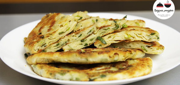 Хрустящие слоеные блинчики