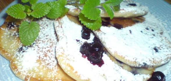 Шведские оладьи с черникой ( Масленица!)