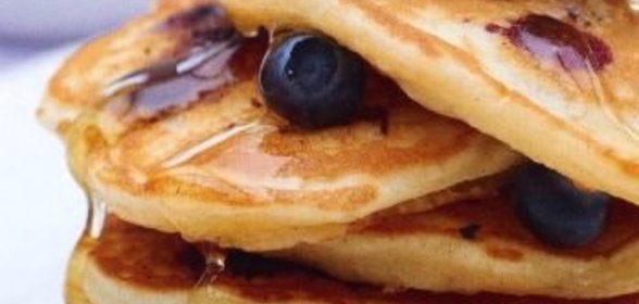 Черничные оладьи