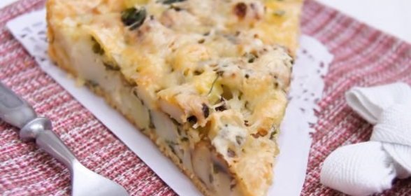 Грибной пирог