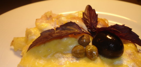 Хлебный пудинг с белым шоколадом