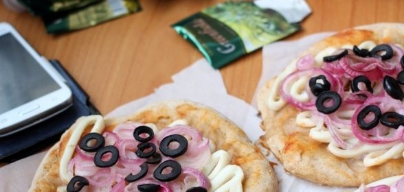 Пицца с кальмарами