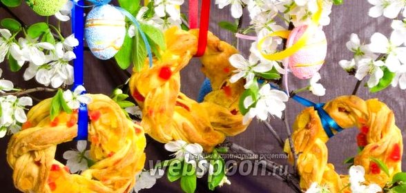 Пасхальные бублики-веночки