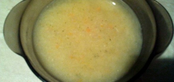 Овощной суп-пюре с курицей