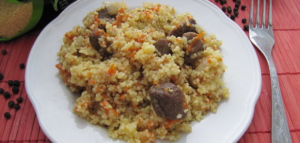 Кускус с утиной грудкой
