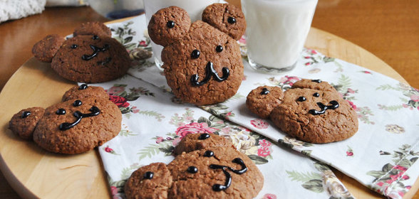 Орехово-овсяное печенье «Веселые мишки»