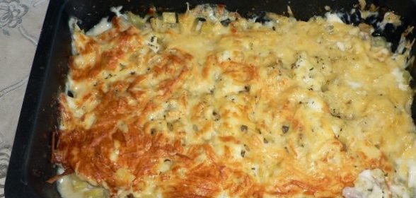 Запеканка из курицы и картофеля