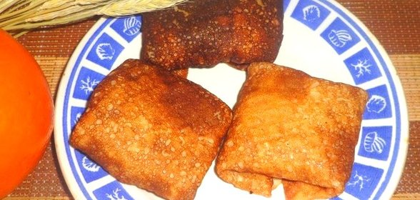 Блины с морковью и колбасой