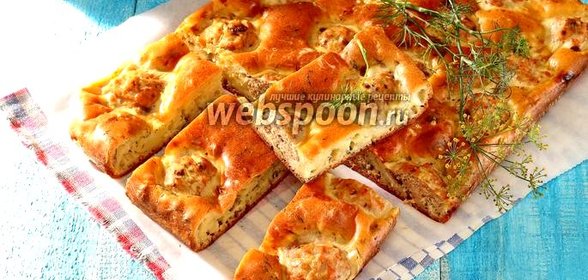 Пирог с рыбными фрикадельками