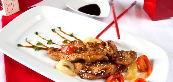 Куриное мясо в соусе Тэрияки