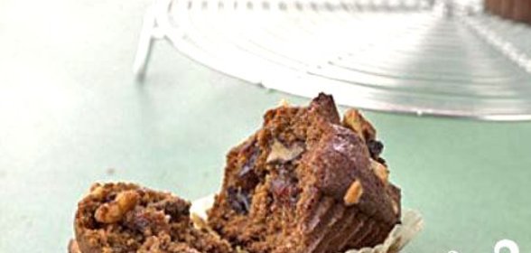 Маффины с финиками и орехами