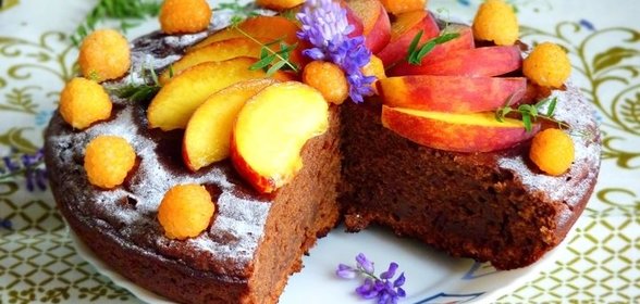 Шоколадно-кабачковый пирог