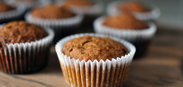 Морковные маффины с сиропом агавы