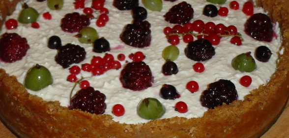 ЧИЗКЕЙК С ЛЕТНИМИ ЯГОДАМИ