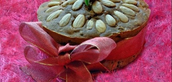 Традиционный шотландский кекс Dundee-cake